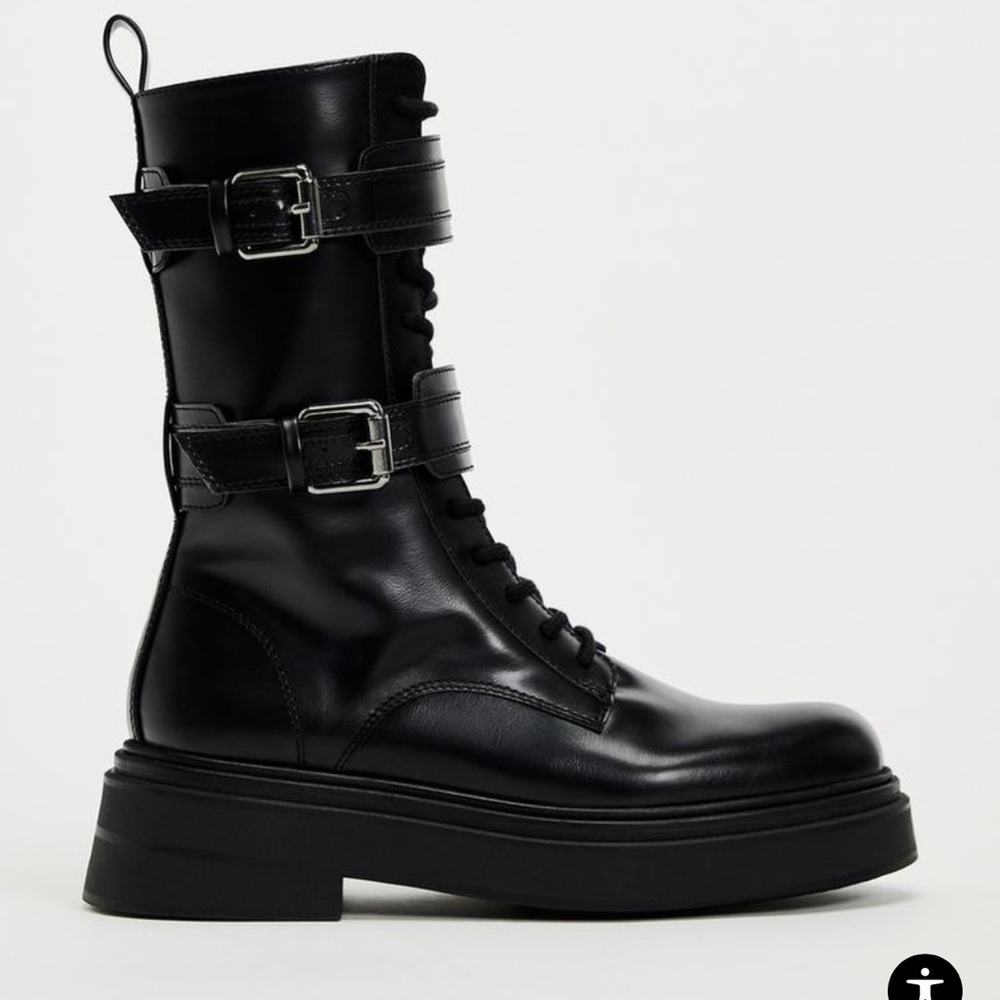 Never Worn Black Zara Boots